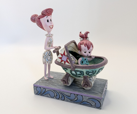 Jim Shore Flintstones Wilma and Pebbles Bedrock Buggy figurine 4058334 photo 5
