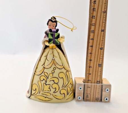 Disney Traditions Belle Beauty hanging ornament A21426 boxed - top view