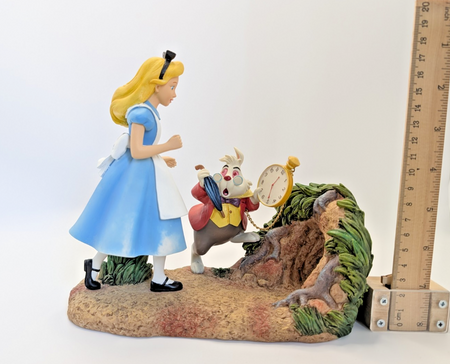 Disney Enchanting Collection Alice and White Rabbit Mr Rabbit Wait figurine photo 15