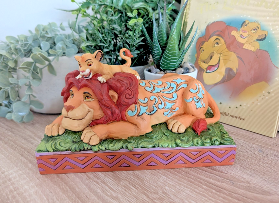 Disney Traditions Simba and Mufasa A Father's Pride figurine photo 1