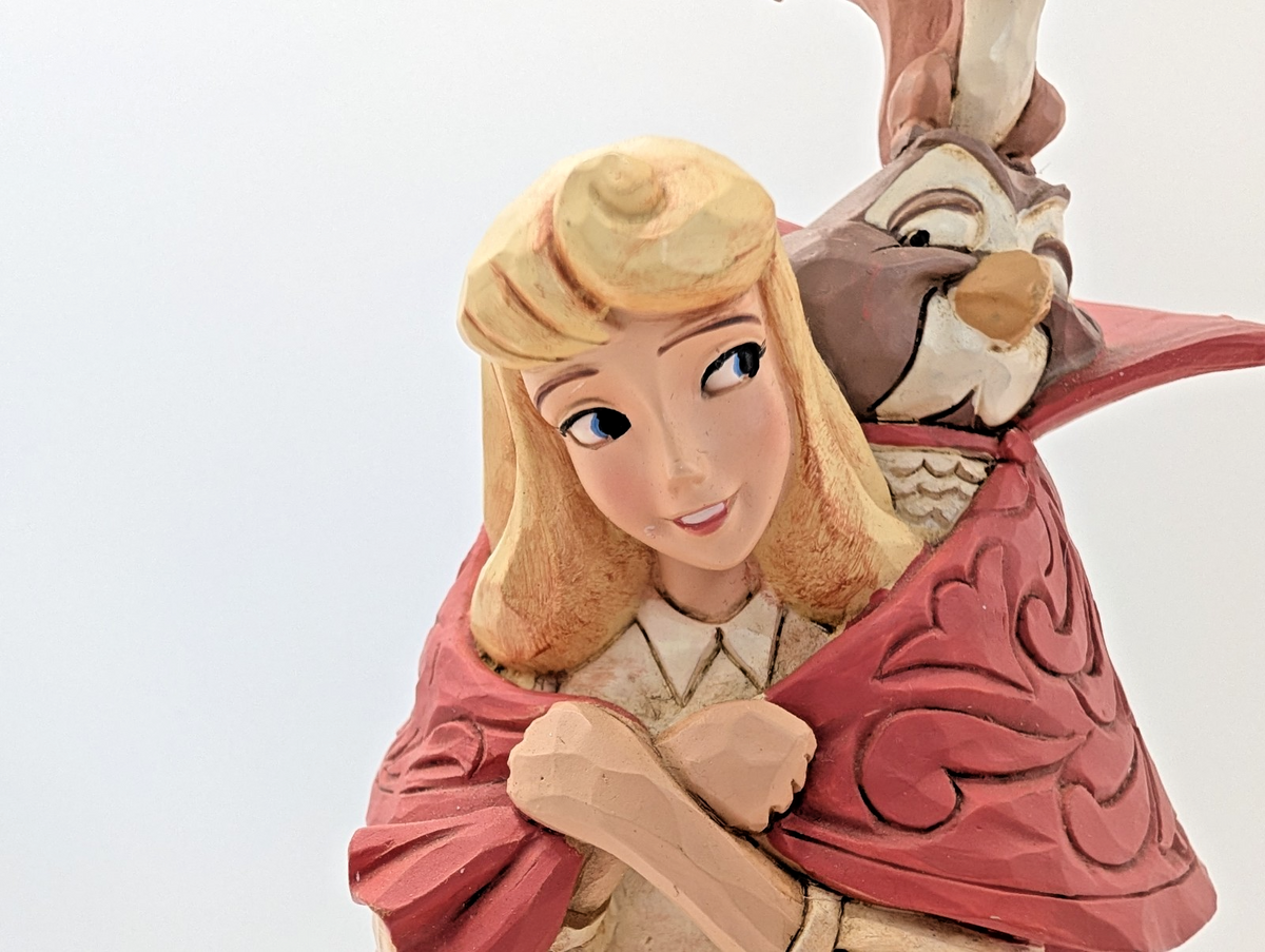 Disney Traditions Aurora Playful Pantomime White Woodland Figurine 6002337 Boxed - view 14