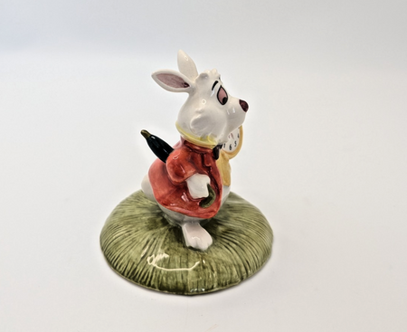Alternate view of Royal Doulton White Rabbit AW5 limited edition figurine 461 of 2000