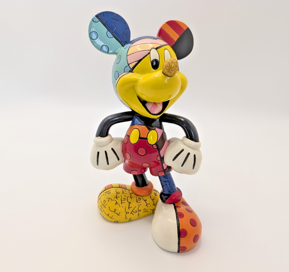 Disney Britto Mickey Mouse Figurine Pop Art 4019372 Colourful Collectable4