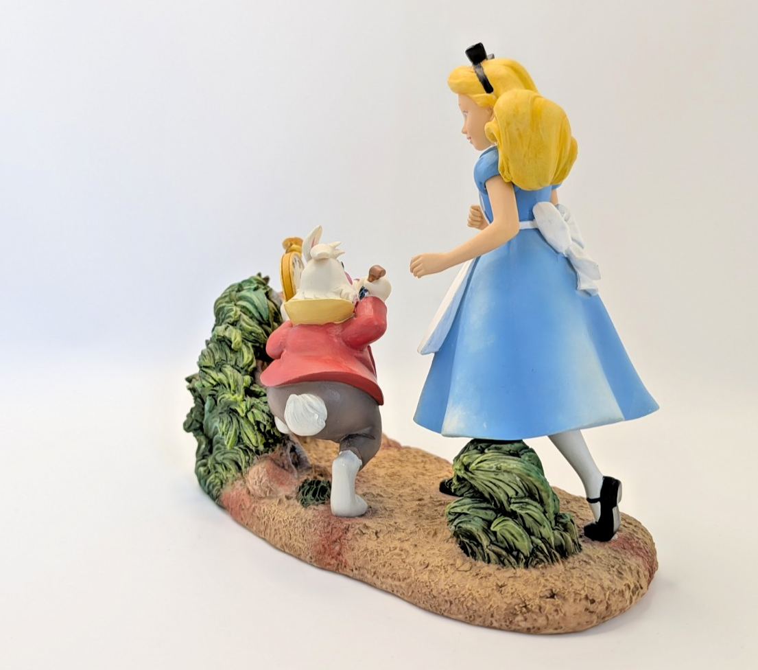 Disney Enchanting Collection Alice and White Rabbit Mr Rabbit Wait figurine photo 11