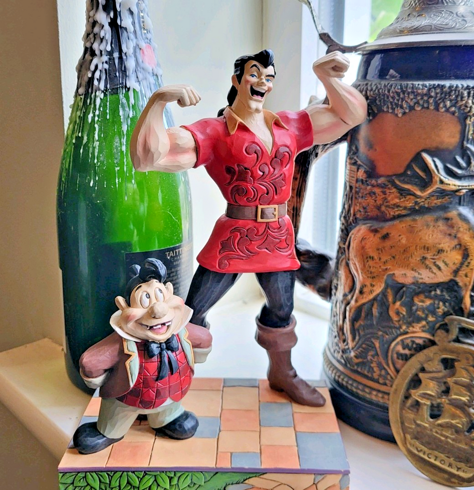 Jim Shore Disney Traditions Gaston Lefou 6005969 Boxed Beauty Beast Figurine0