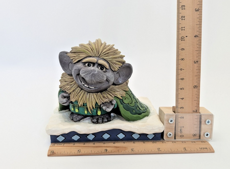Grand Pabbie retired Enesco Frozen figurine display angle