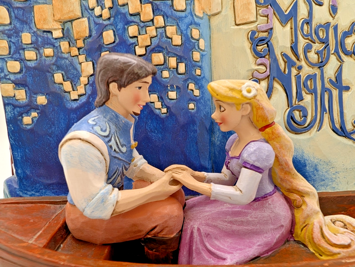 Alternate view of Disney Traditions Rapunzel and Flynn One Magical Night figurine 4043625