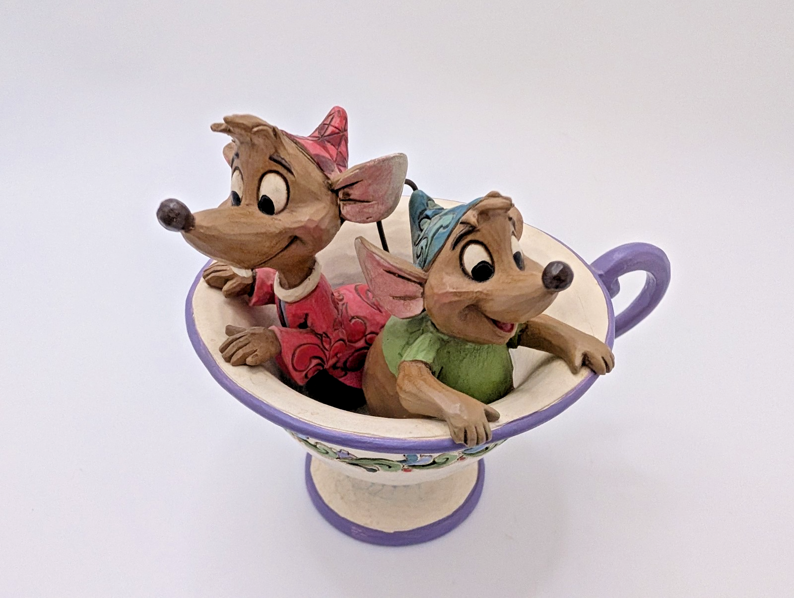 Disney Traditions Showcase Jaq & Gus Cinderella Figurine Tea For Two Boxed11