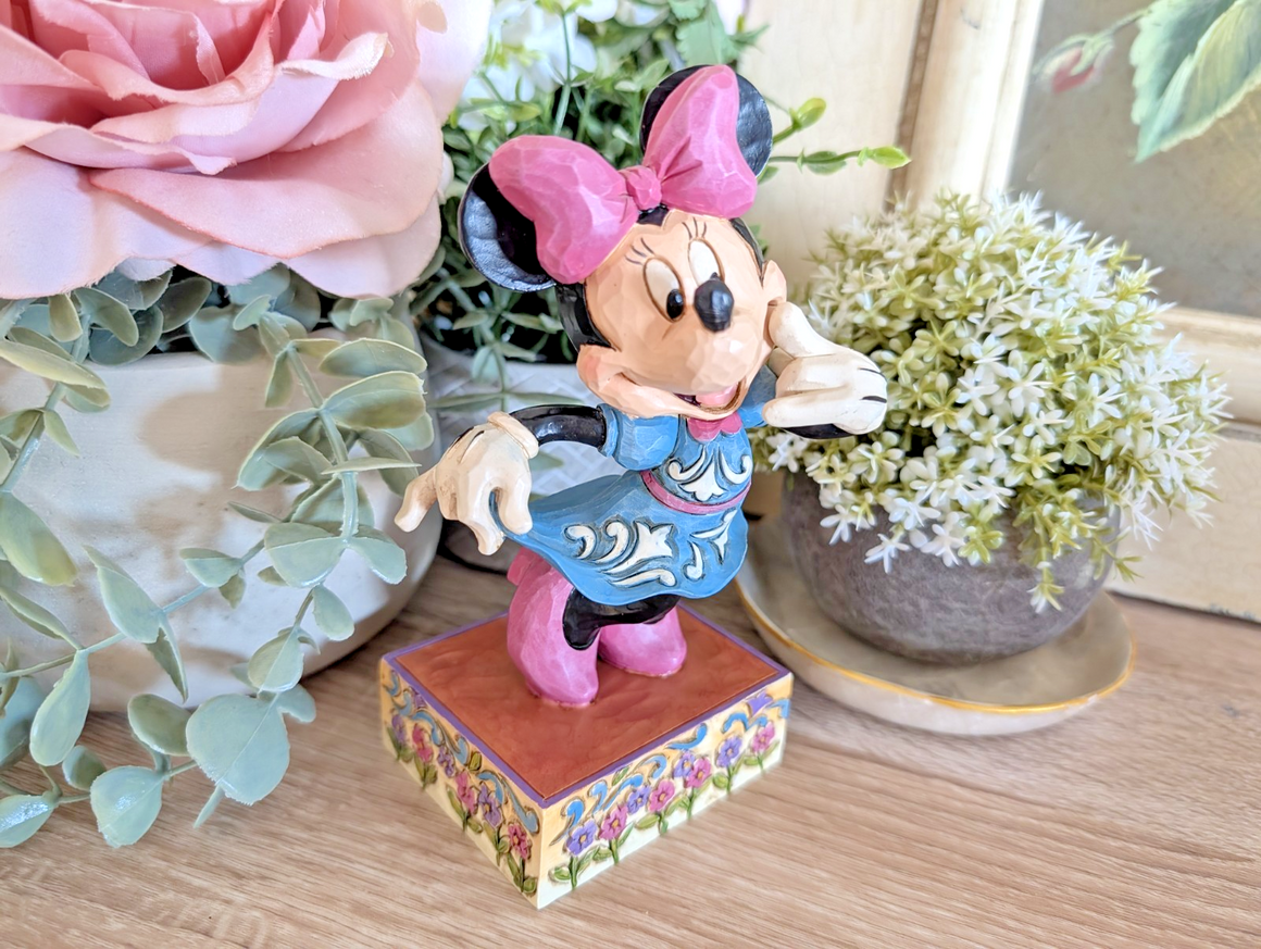 Disney Traditions Minnie Mouse Call Me Jim Shore figurine photo 4