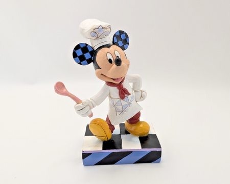 Disney Traditions Mickey Mouse Bon Appetit Chef Figurine 6010090 Unboxed - view 5