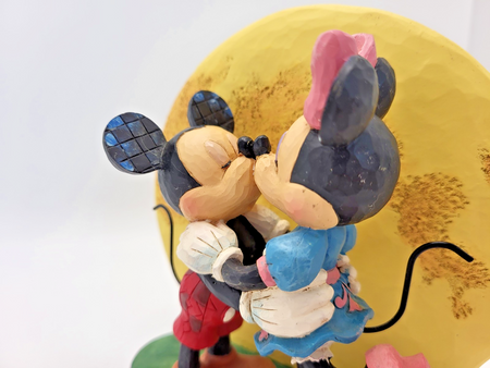 Disney Traditions Magic And Moonlight Figurine Mickey Minnie Ornament Jim Shore19