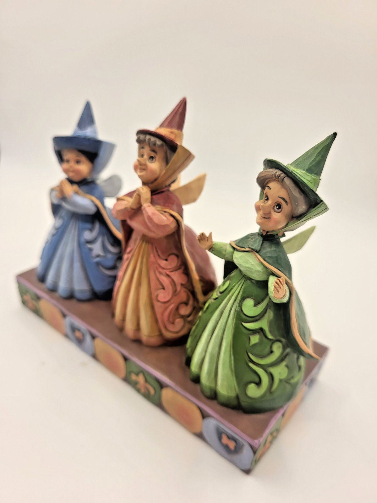 Disney Traditions Sleeping Beauty 3 Faires Figurine Flora Fauna & Merryweather15