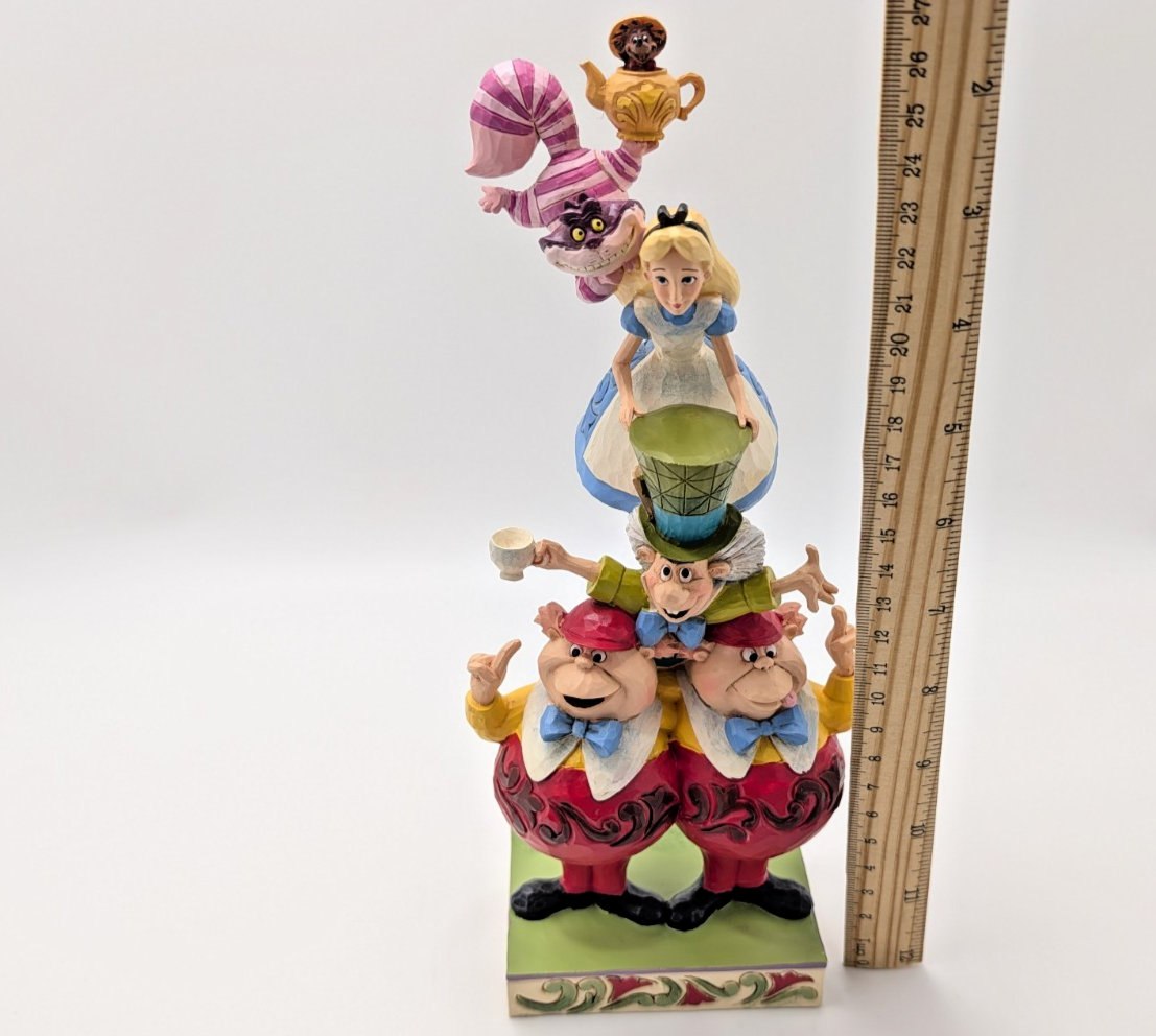 Disney Traditions Alice in Wonderland We're All Mad Here figurine photo 14