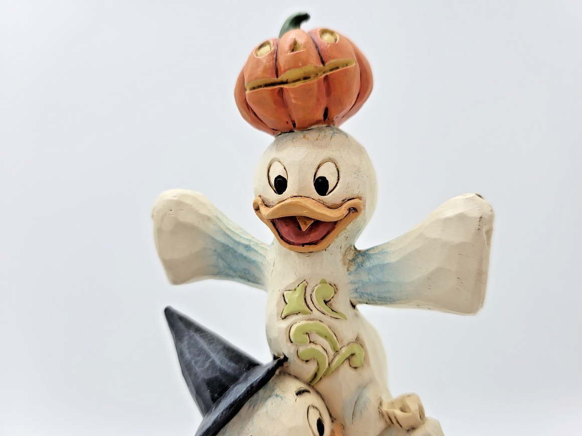 Disney Traditions Teetering Trick-or-Treaters Figurine Halloween Ornament Shore14