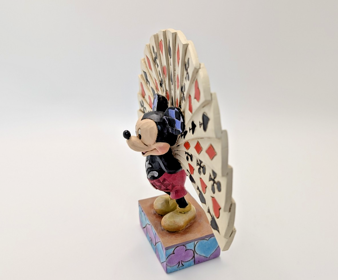 Disney Traditions Mickey Mouse All Decked Out Figurine Cards Collectable Boxed6