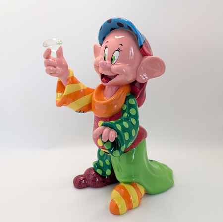 Disney Britto Dopey Snow White 4055687 unboxed figurine - rear view