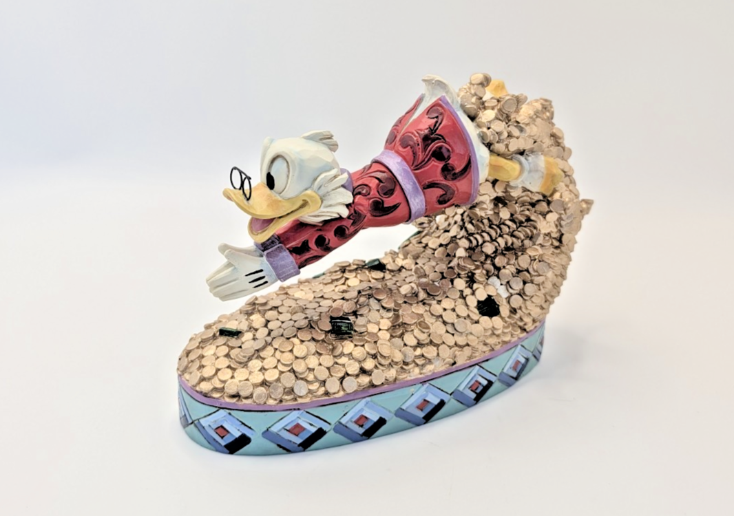 Disney Traditions Scrooge McDuck Treasure Dive figurine 4046055 photo 7