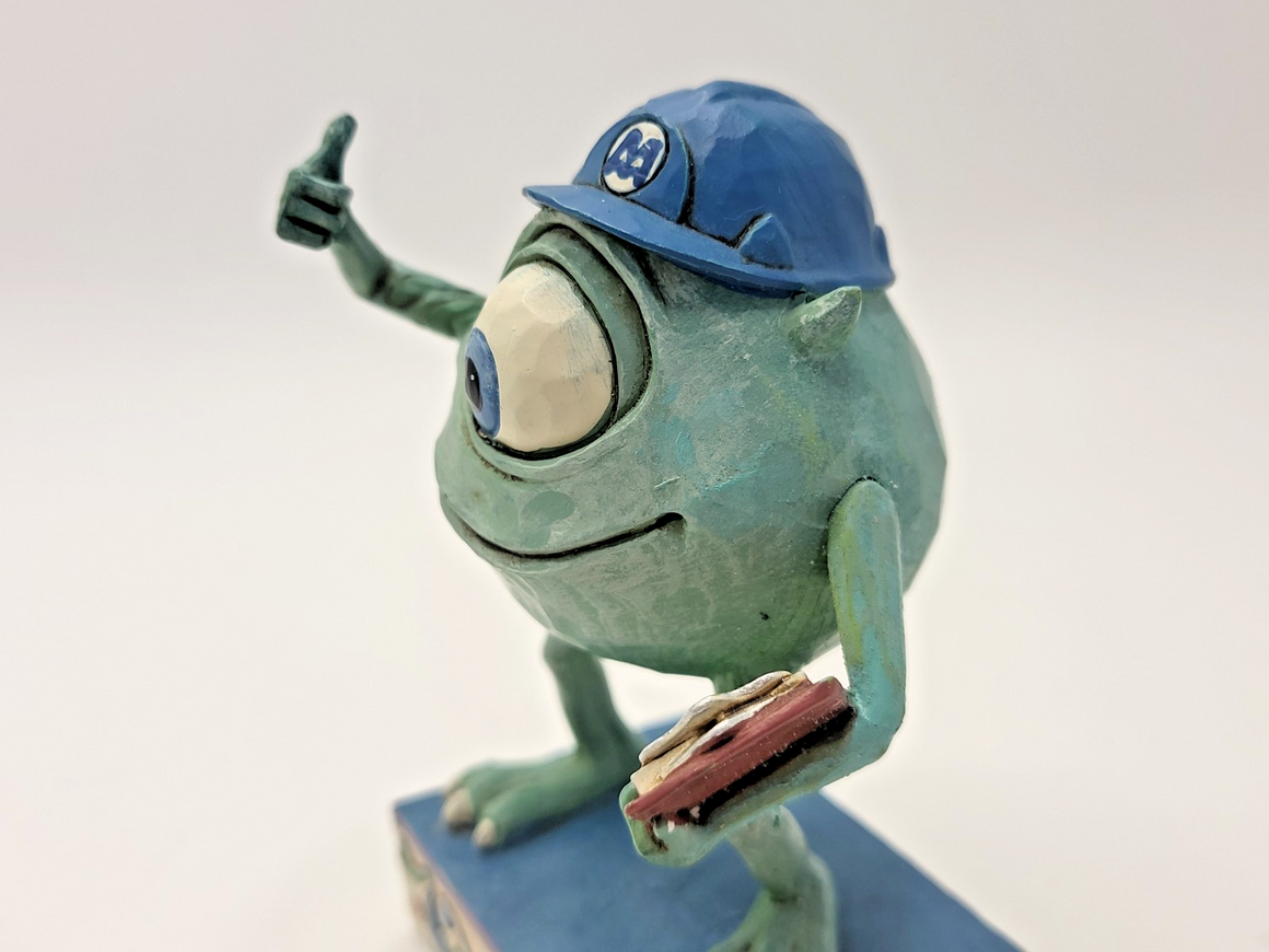 Disney Traditions Mike Figurine Monsters Inc Ornament Pixar Good Morning Boxed14