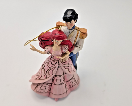 Disney Traditions Ariel and Prince Eric Hanging Ornament A28962 by Jim Shore - Boxed - product view 9