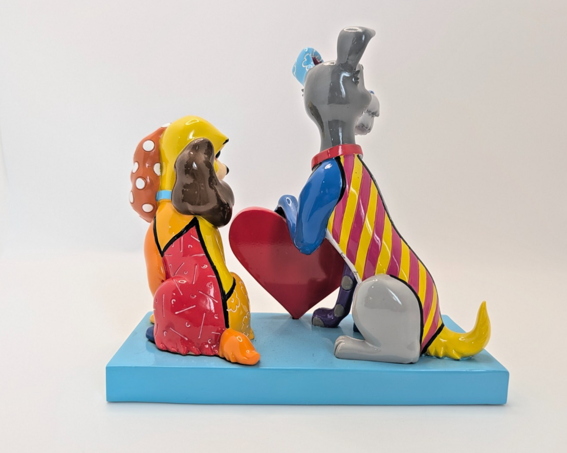 Disney Britto Lady and the Tramp 6008528 unboxed figurine - underside condition