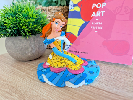 Disney Britto Belle Beauty and the Beast figurine 4030817 – front display view