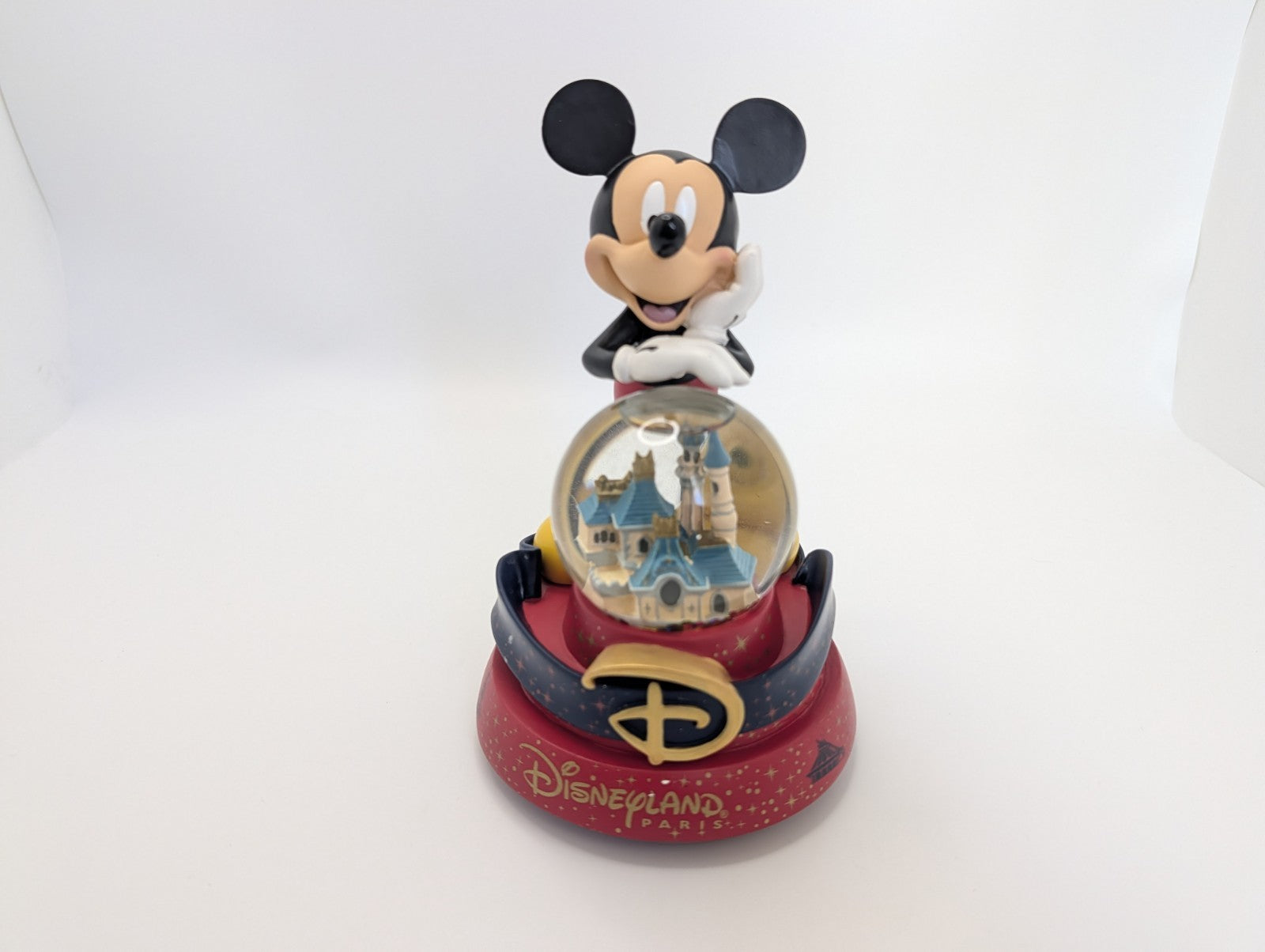 Disneyland Paris Mickey Mouse musical castle snow globe photo 6