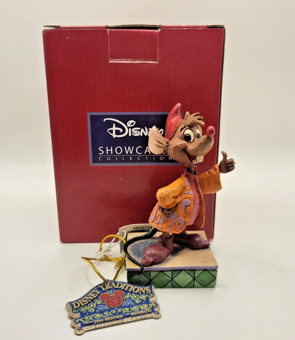 Disney Traditions Jaq Figurine Cinderella - Jim Shore Thumbs Up Boxed Ornament16