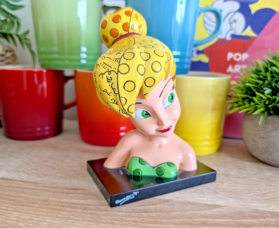 Disney Britto Tinker Bell Bust 4033891 by Romero Britto for Enesco