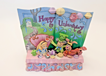 Disney Traditions Showcase Happy Unbirthday Alice In Wonderland Figurine J Shore5