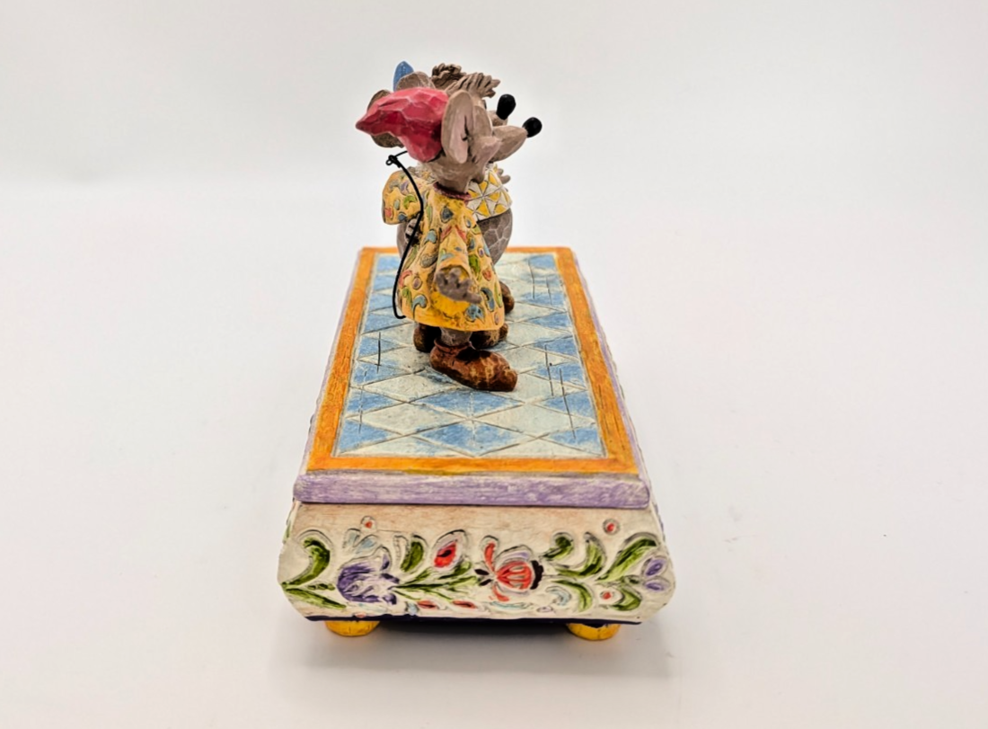Disney Traditions Bosom Buddies Jaq and Gus trinket box 4007661 - maker mark