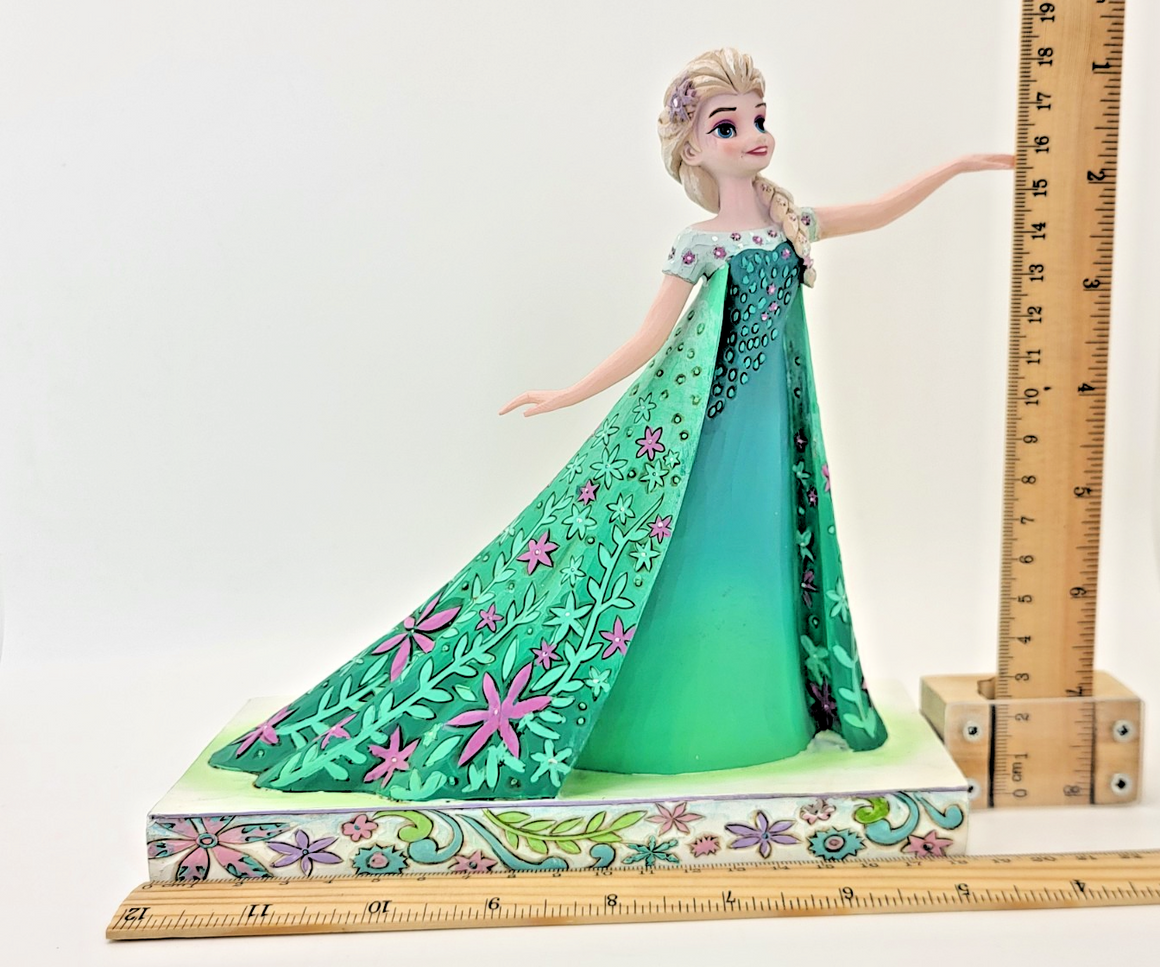 Disney Traditions Celebration Of Spring Figurine Elsa Frozen Ornament17