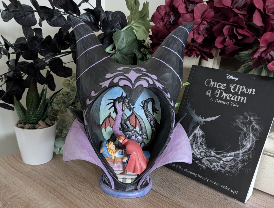 Disney Traditions True Love's Kiss Aurora, Prince Philip & Maleficent Figurine