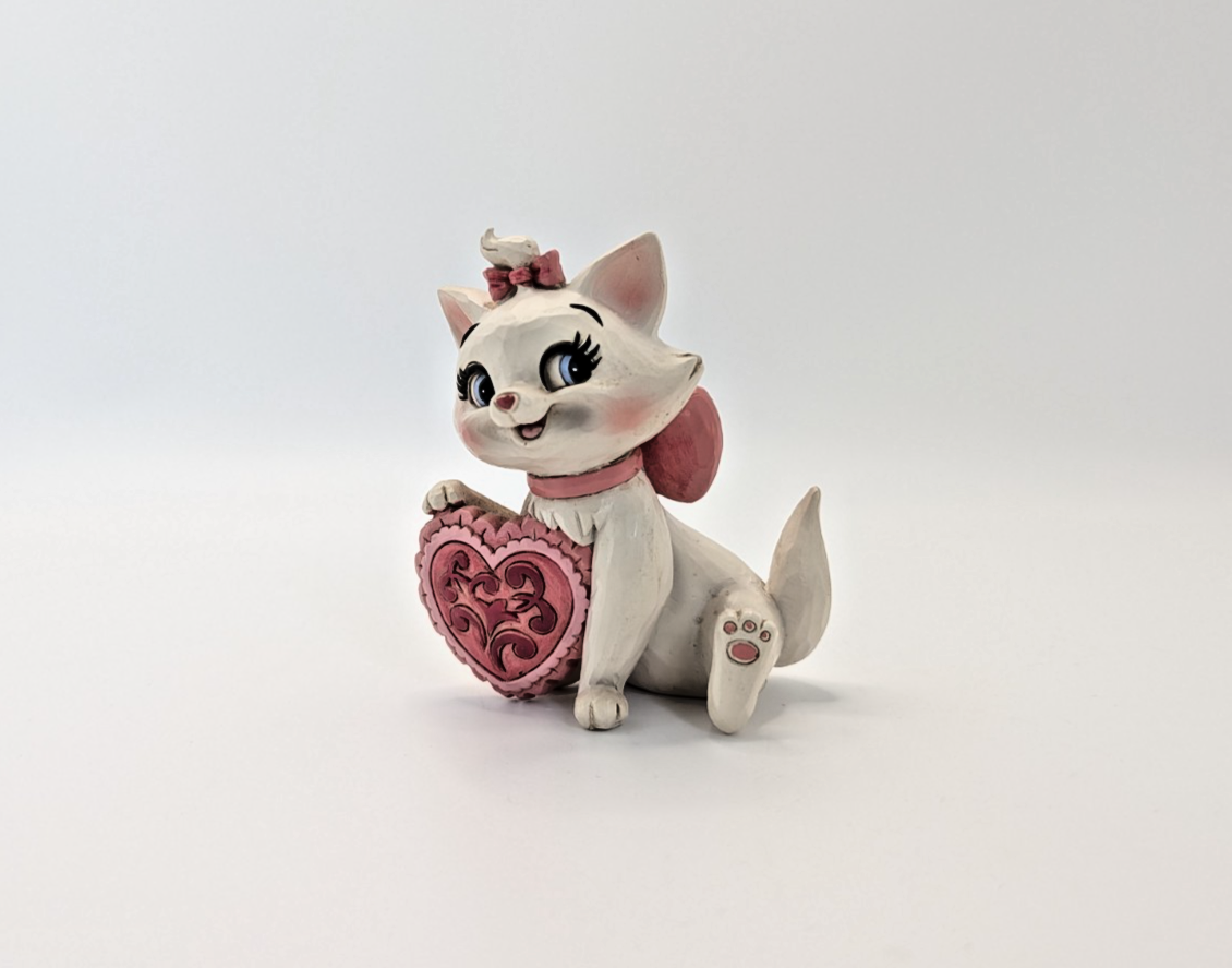 Disney Traditions Showcase Marie With Heart Figurine Aristocrats Kitten J Shore5