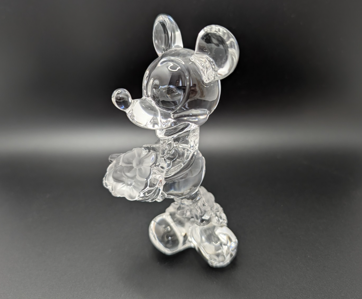 Lenox Disney Flowers from Mickey Mouse crystal figurine 409790 boxed with certificate - view 3