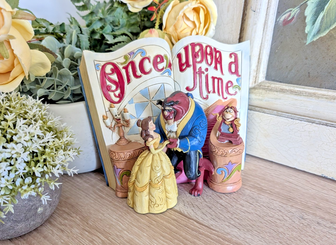Disney Traditions Belle and Beast Love Endures 4031483 by Jim Shore - Unboxed - product view 2