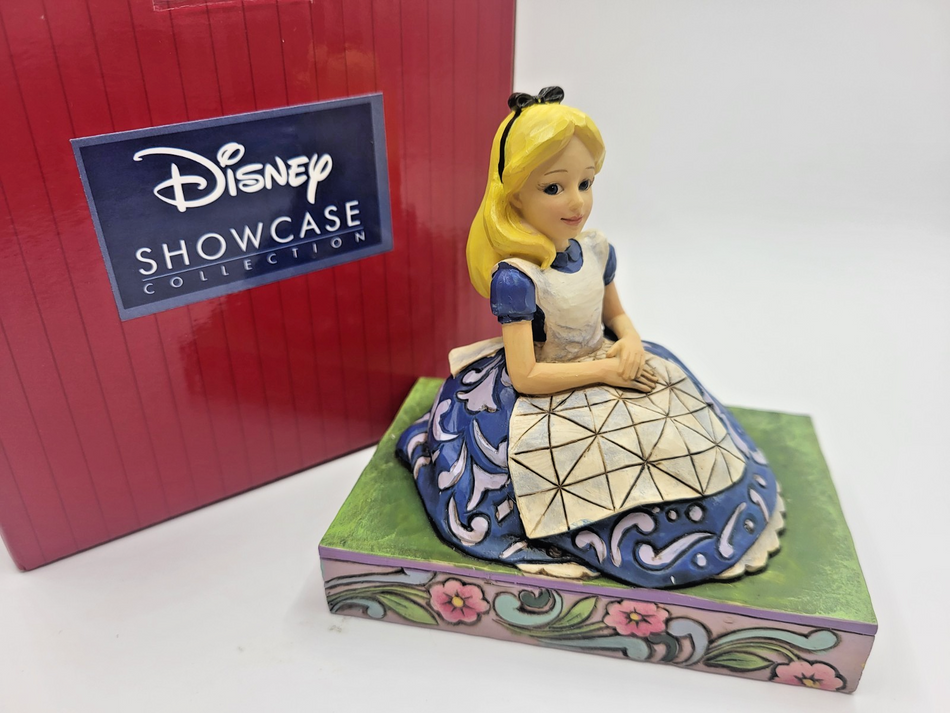 Disney Showcase Alice In Wonderland Figurine Awaiting An Adventure Ornament1