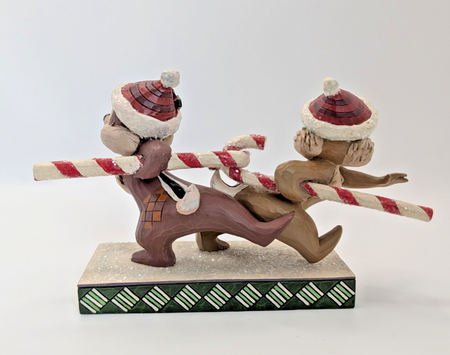 Disney Chip & Dale Candy Cane Caper Christmas Figurine 4051975 Jim Shore5