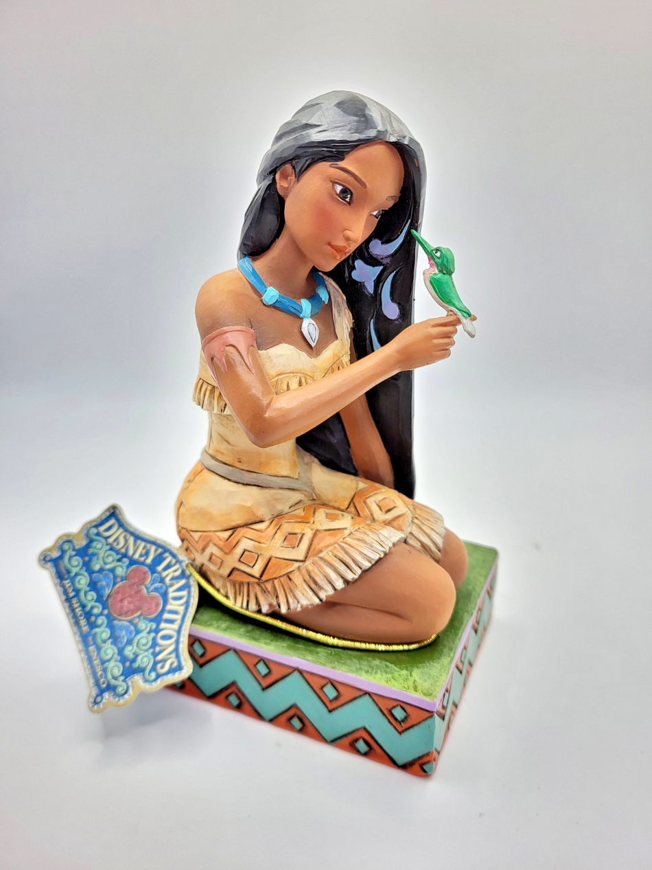 Disney Traditions Pocahontas Figurine Free And Fierce Ornament Jim Shore1