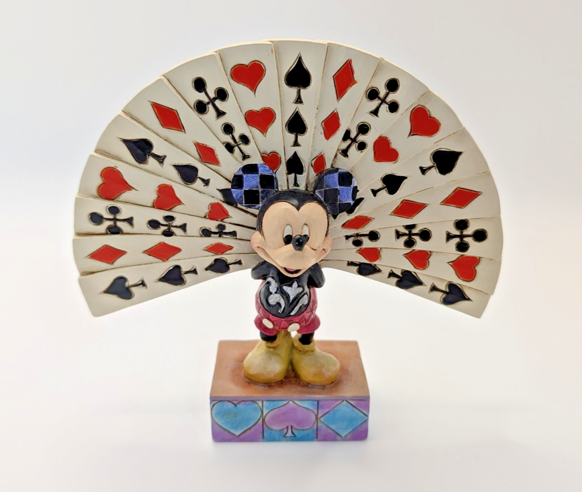 Disney Traditions Mickey Mouse All Decked Out Figurine Cards Collectable Boxed4