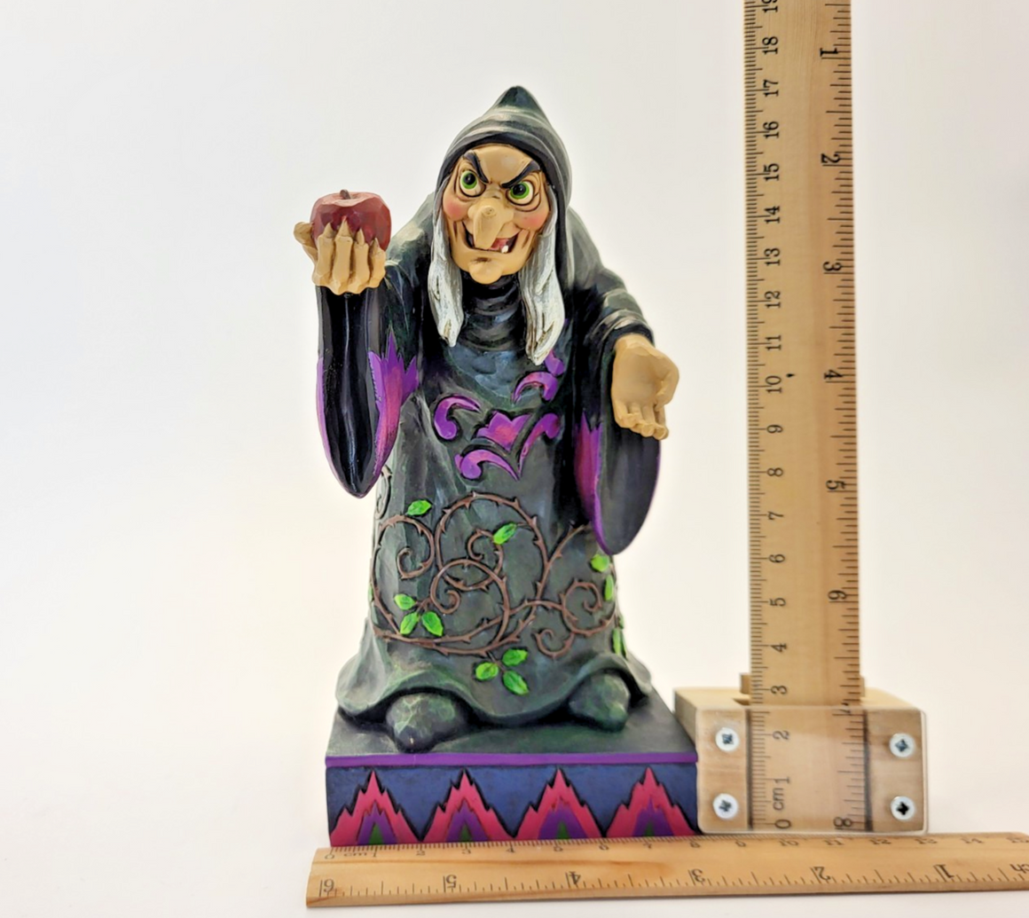 Disney Traditions Take A Bite Figurine  Old Hag Evil Queen Snow White Ornament14
