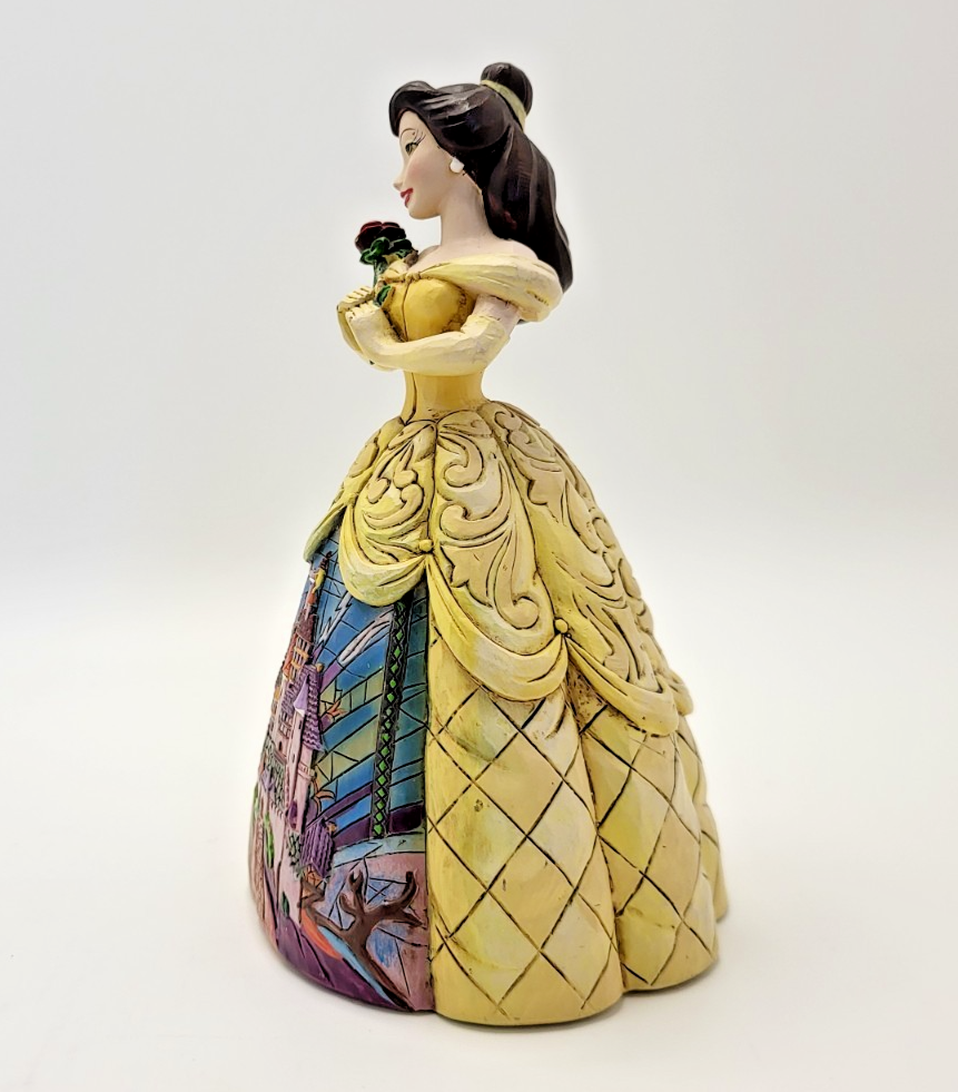 Disney Traditions Belle Figurine Enchanted Castle Dress Ornament Beauty4