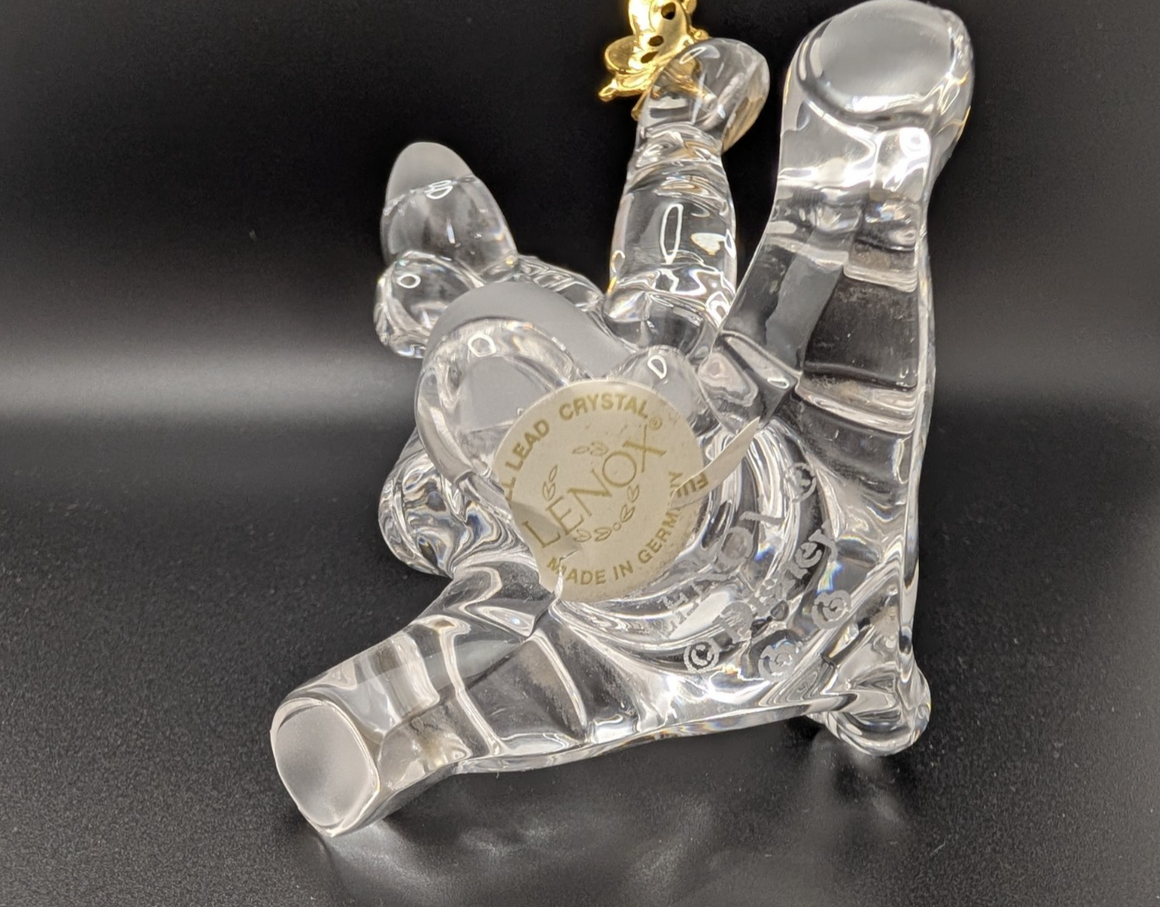 Lenox Disney Tigger crystal figurine 6114516 with gold-plated butterfly - view 13