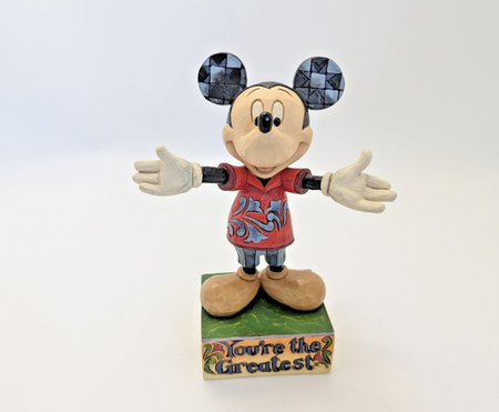 Disney Traditions Mickey Mouse You're the Greatest 4049637 – three-quarter view