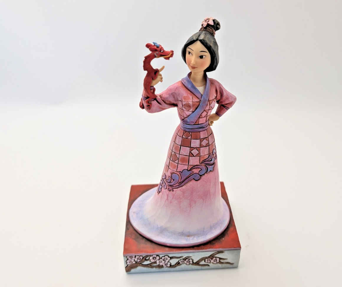 Disney Traditions Mulan and Mushu Determined and Tough 4037510 – left-side view