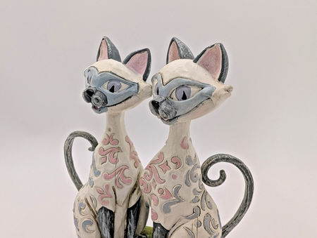 Disney Traditions Showcase Si & Am Scheming Suitors Figurine Lady & Tramp Boxed16