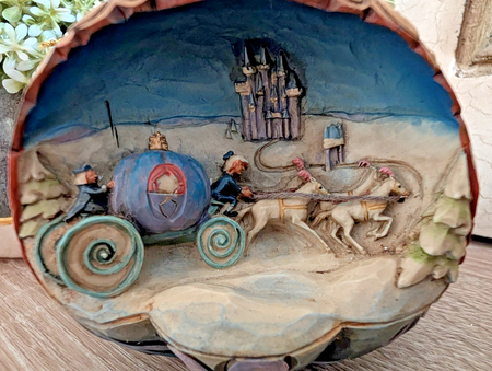 Disney Traditions Cinderella Pumpkin Coach ornament A20409 photo 3
