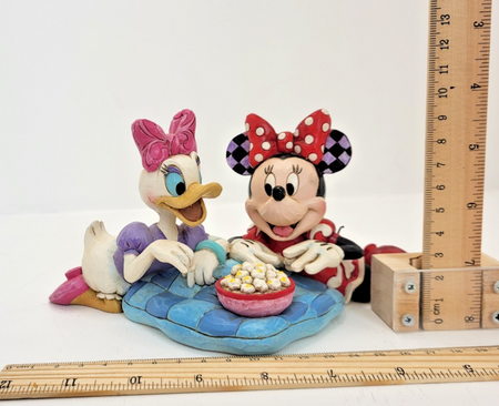 Disney Traditions Minnie Mouse & Daisy Duck Figurine Girls Night Ornament10