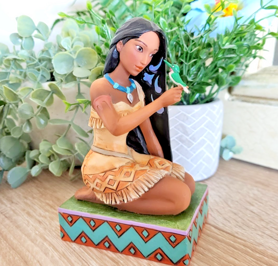 Disney Traditions Pocahontas Figurine Free And Fierce Ornament Jim Shore0
