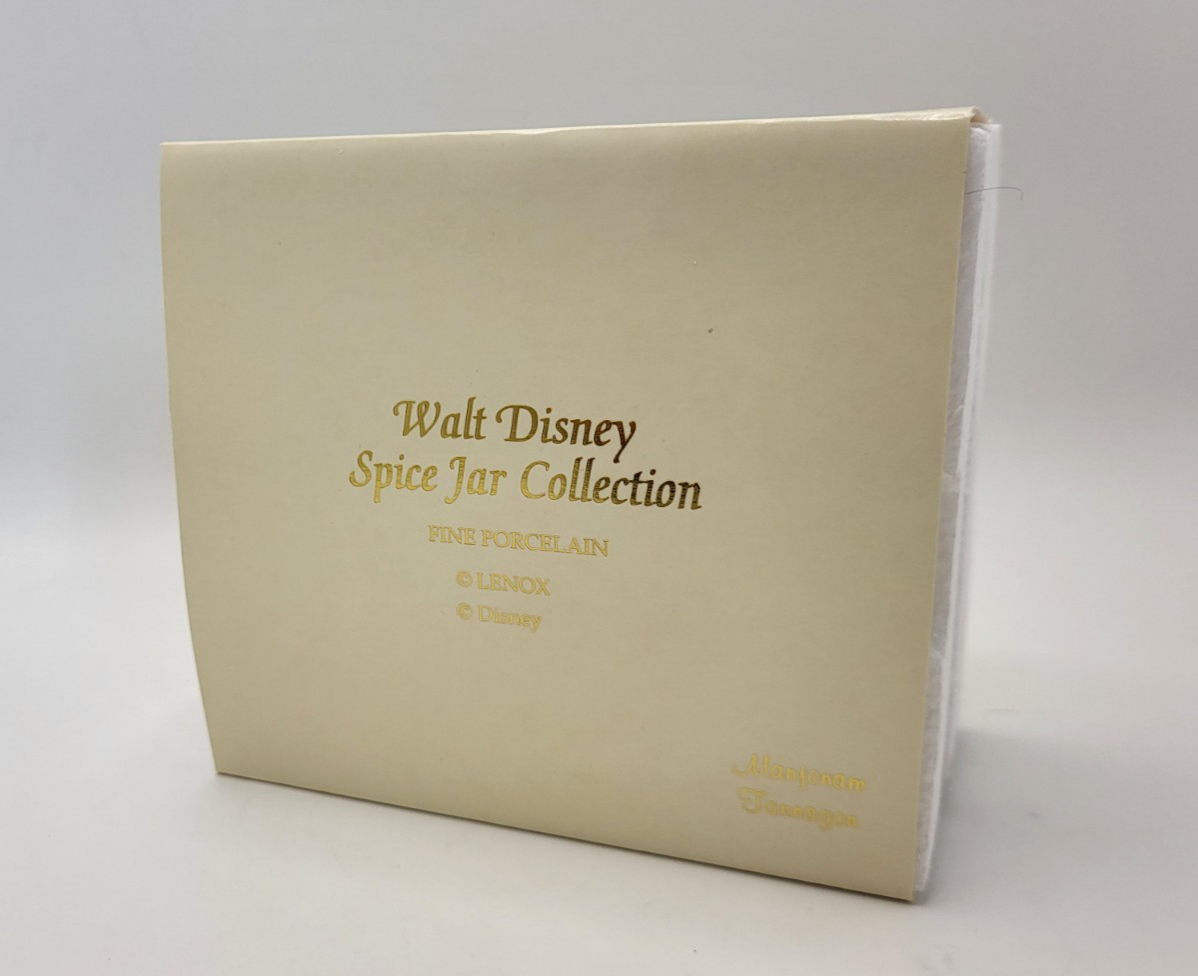 Lenox Disney Spice Jars Marjoram & Tarragon Donald & Daisy Duck Brand New In Box16