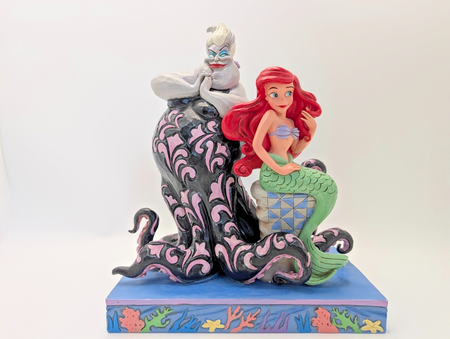 Disney Traditions Ariel and Ursula Wicked and Wishful 6010094 – scale and size view
